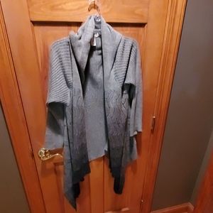 Gray cardigan